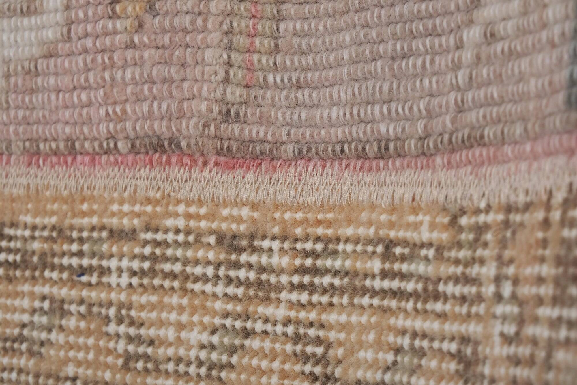 Vintage Turkish hallway rug 75x1 cm