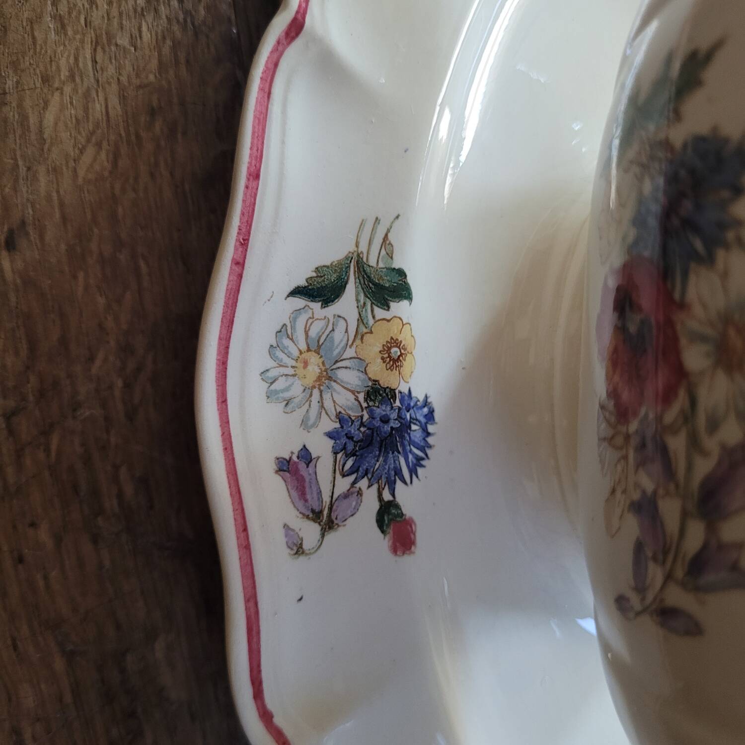 Rustic Sauce Boat Digoin Sarreguemines 1930