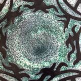Large round dish St Clément boat motifs