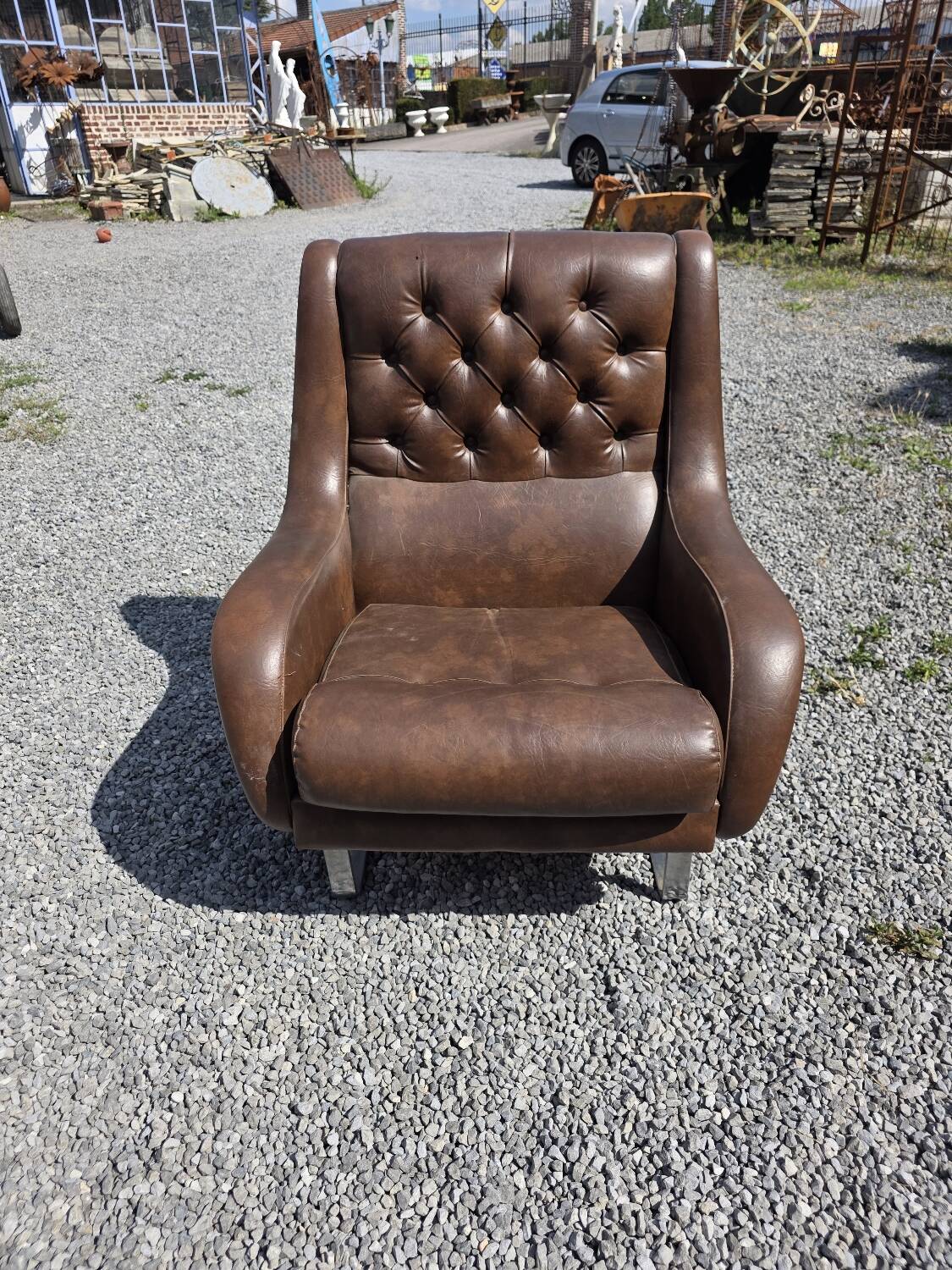 Fauteuil Varam pieds luge
