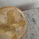 Vintage orange-orange marble ashtray