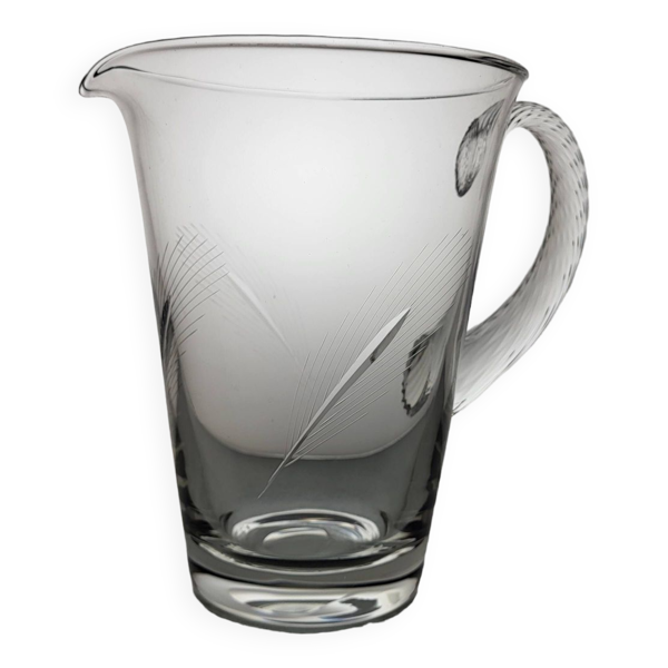 Pichet en cristal Années 60 (blé)