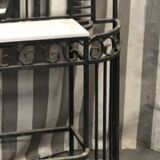 Art Deco wrought iron vestiary