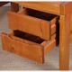 Vintage elm desk produced by Maison Regain, 1980