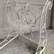 Bed former romantic wrought iron 1900