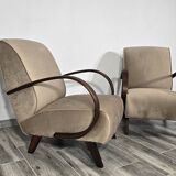 Armchairs by Jindrich Halabala, 1940s, Set of 2