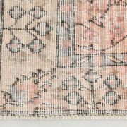 5x8 Faded Pink & Beige Floral Turkish Vintage Rug, 143x248 Cm