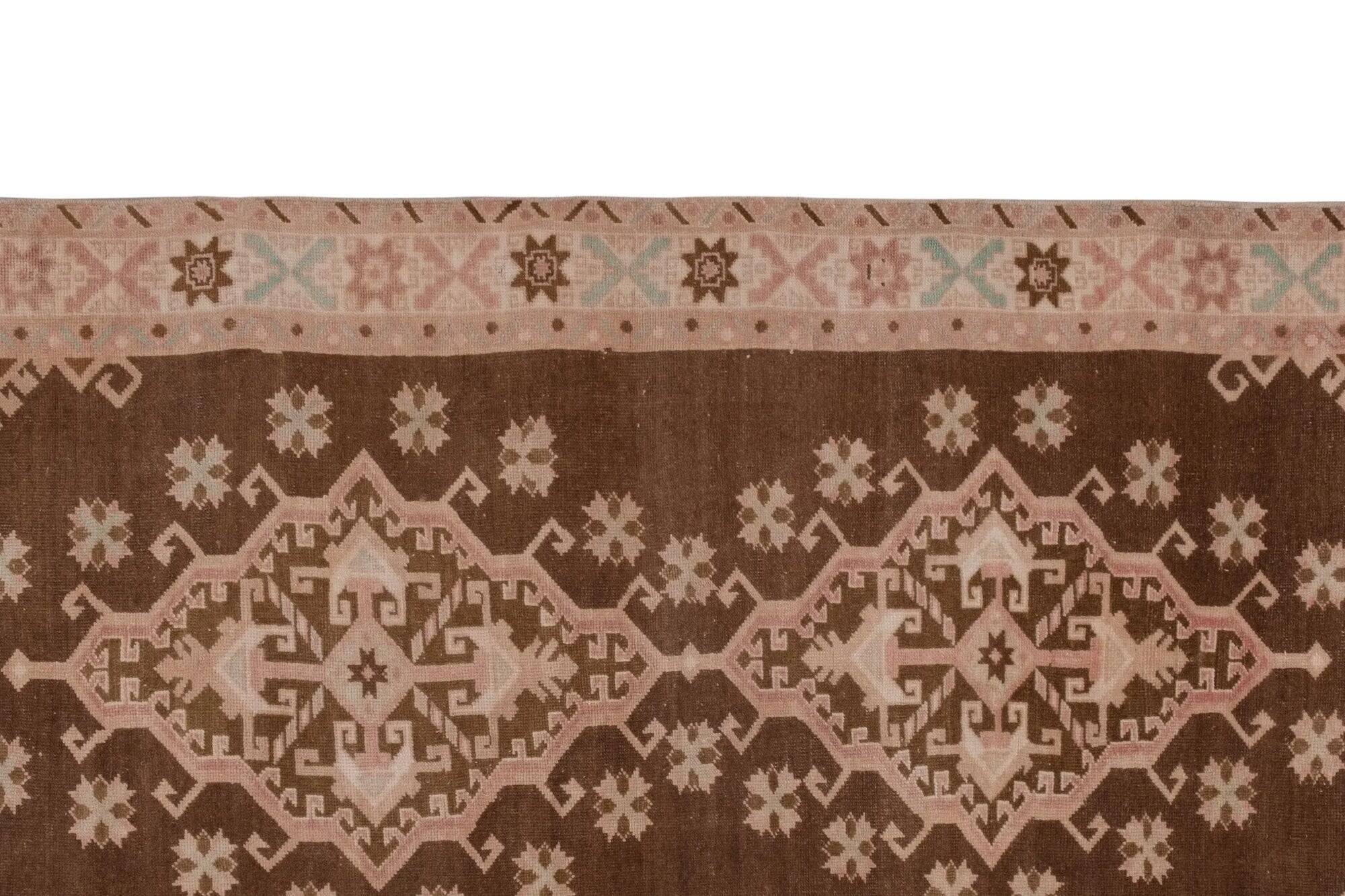 Tapis de couloir turc vintage