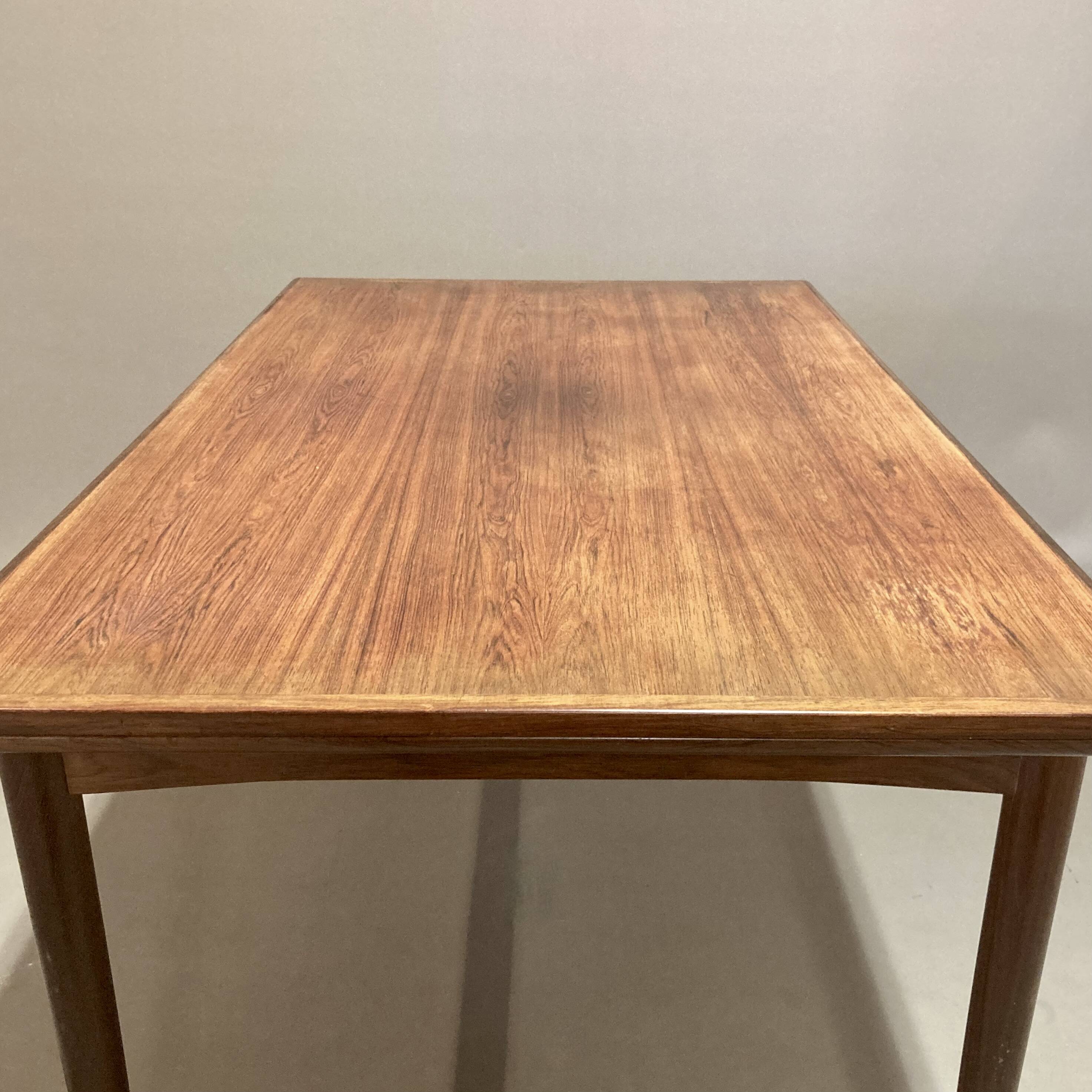 Rosewood extending high table "Scandinavian Design" 1950.