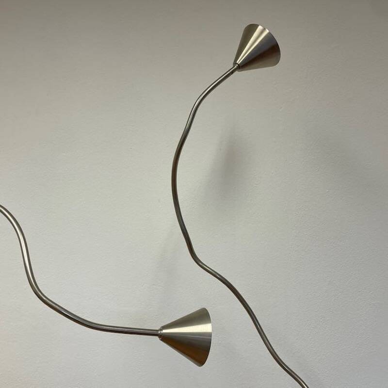 Lampade da terra Papiro di Sergio Calatroni per Pallucco, 1989