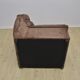 Brown corduroy modular sofa, 70s