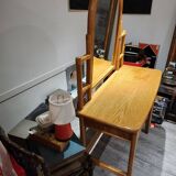 Vintage rattan dressing table