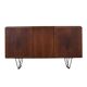 Walnut highboard, Danish design, 1960s, production: Denmark