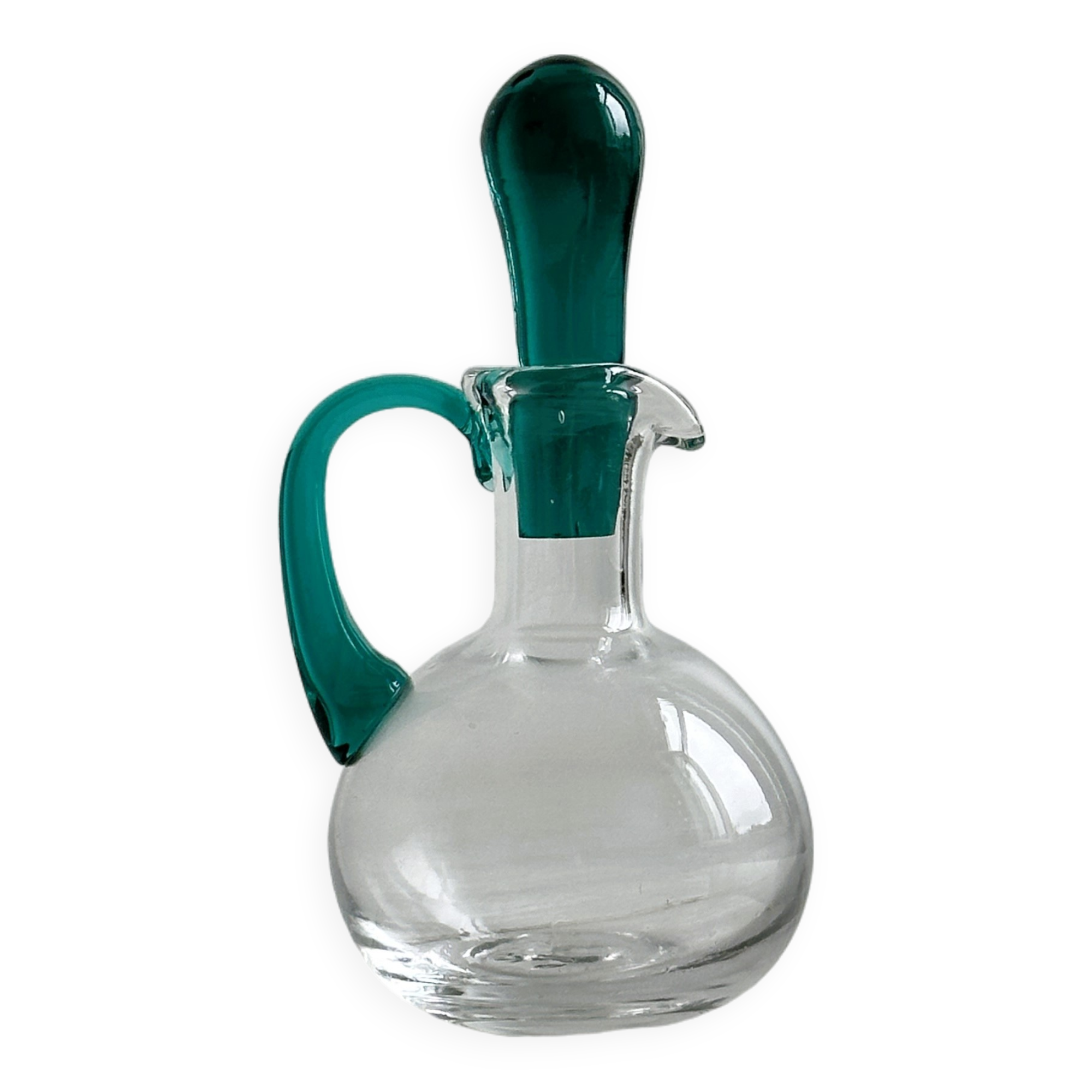 Blown glass oil cruet