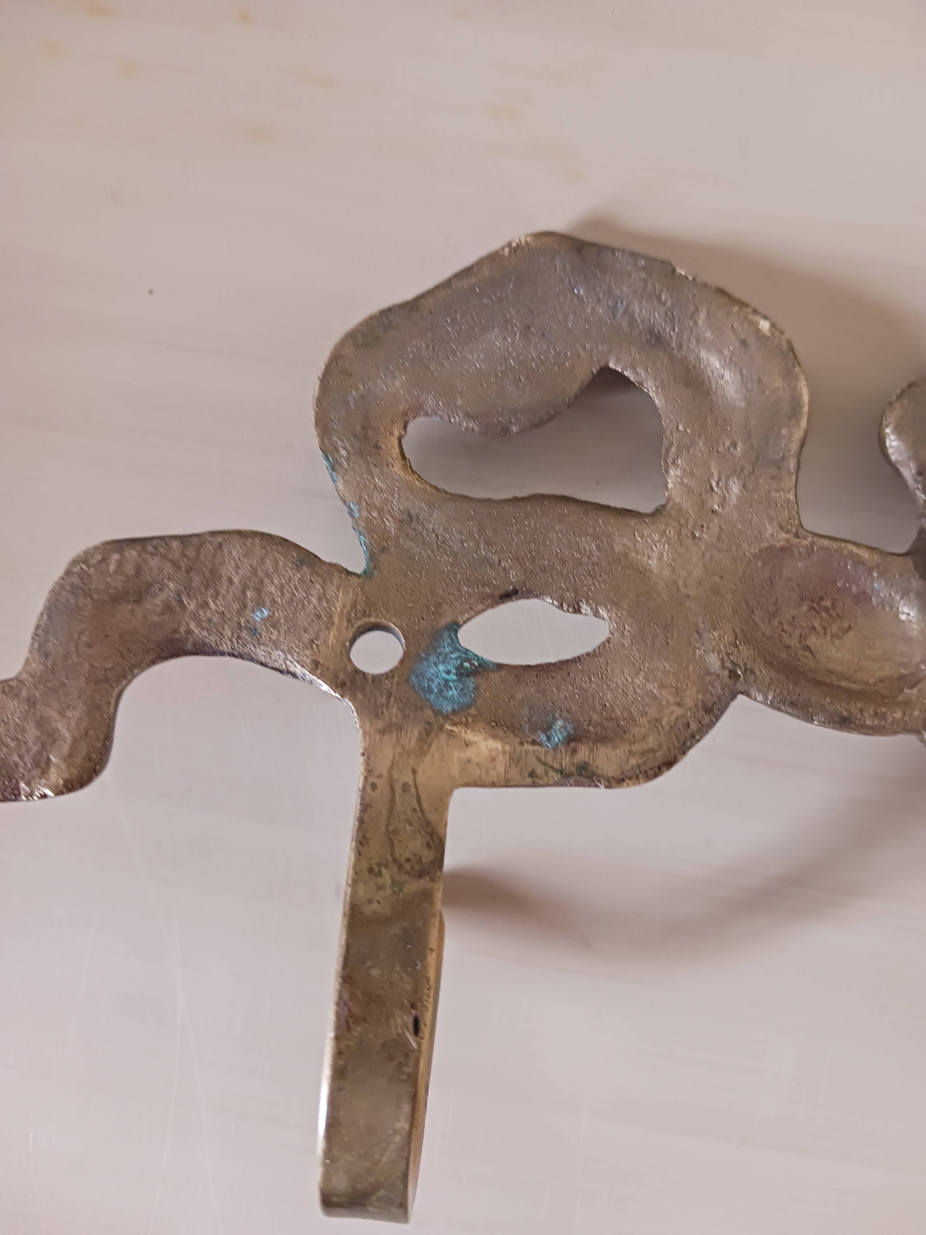 Bronze coat hook