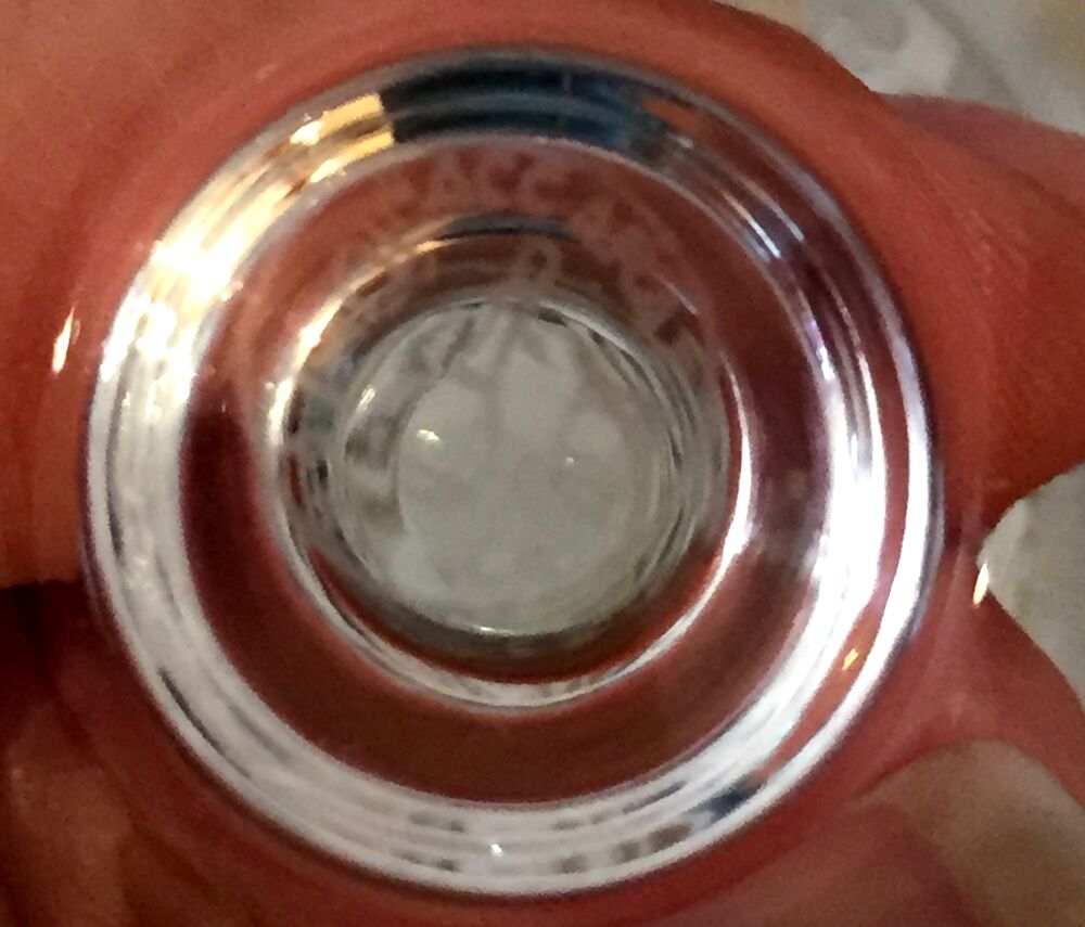 Suite de 6 verres a vin Baccarat modele lafayette