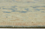 Hand-knotted persian vintage 1970s 305 cm x 390 cm beige wool carpet