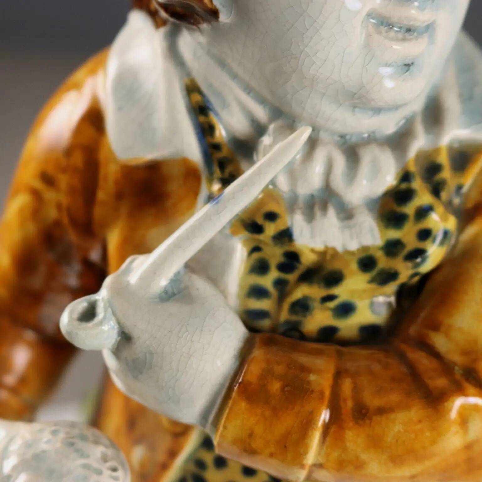Old Toby jug Staffordshire ceramic, England, 19th century.