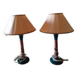 Pair of lamp deschuytener