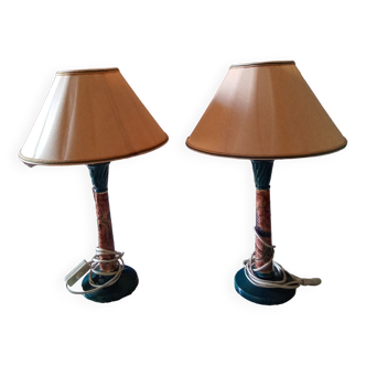 Pair of lamp deschuytener