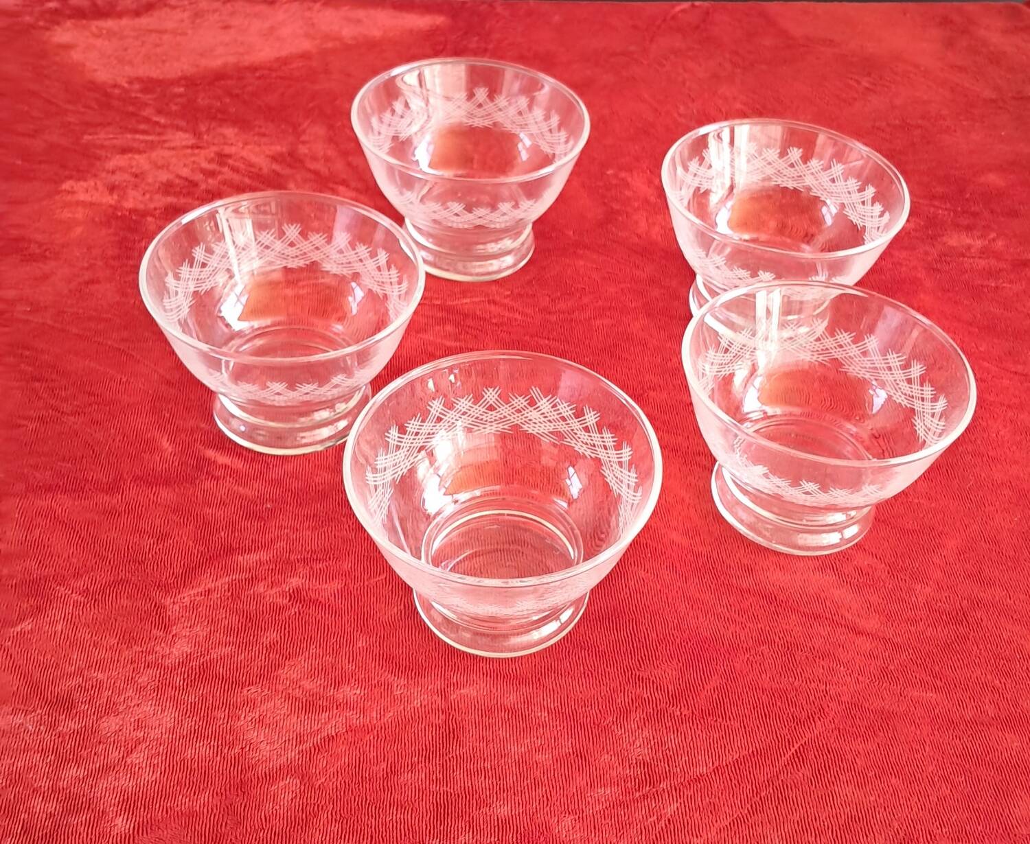 Vintage champagne glasses