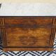 Napoleon III chest of drawers in walnut and burl walnut