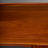 Danish vintage teak design desk by svend age madsen for hp hansen, 1960s