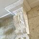 White Patinated Wall Console Shelf