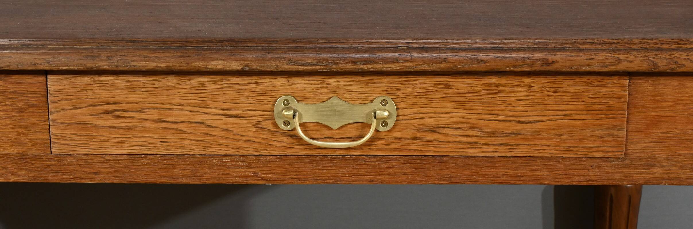 Oak Vis-à-vis Desk – Late 19th Century