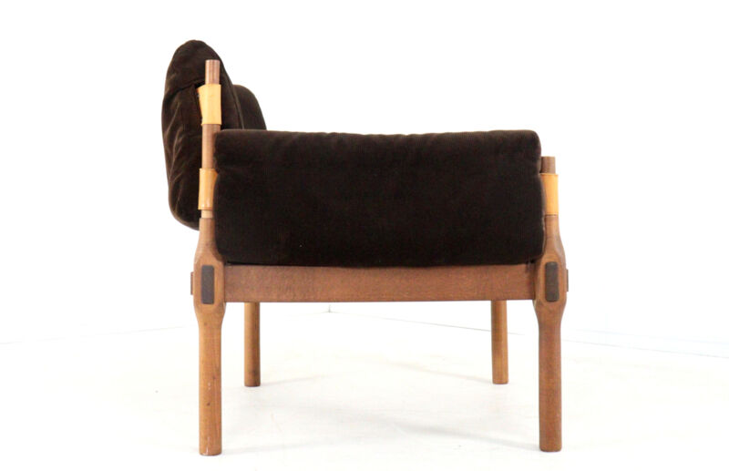 mid century danish design Safari armchair - rare piece - original condition
