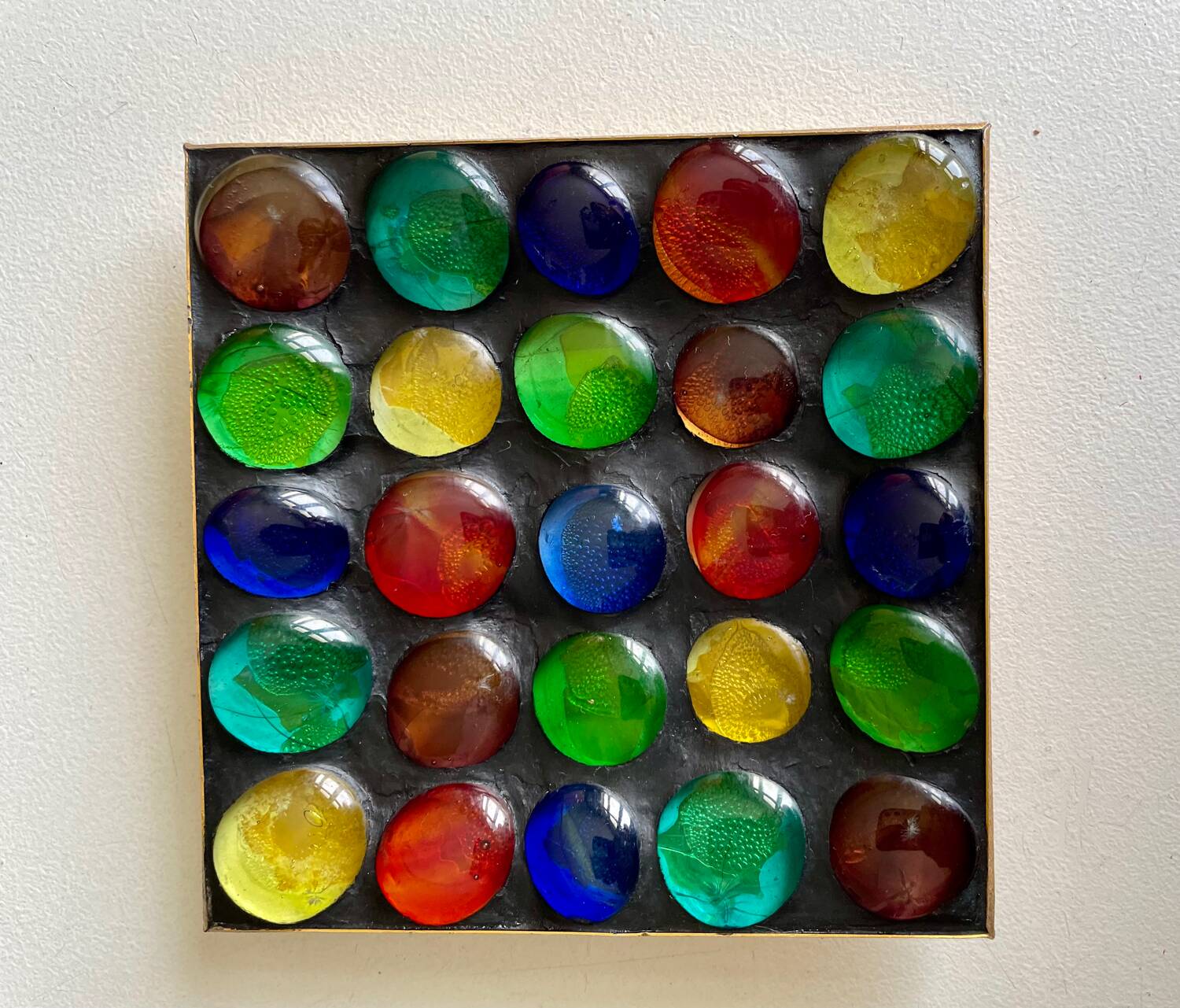 Empty pocket and tealight holder from the 70s