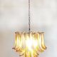 Chandelier 36 vintage cognac elements