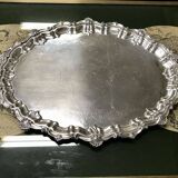 Large English silver plated tray from the 1930s