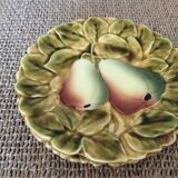 3 assiettes barbotine