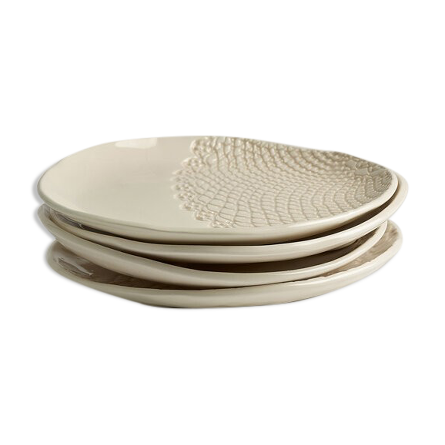 Blanca craie M - set de 4 assiettes