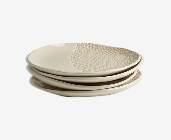 Blanca craie M - set de 4 assiettes