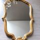 Miroir doré esprit baroque