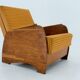 1960s Armchair Convertible to Daybed, Czechoslovakia