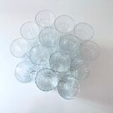 Set of 14 champagne flutes Ingrid Glas Germany