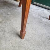 Series of 4 directory chairs in marquetry and cherry wood