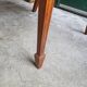 Serie de 4 chaises directoire en marqueterie et merisier