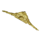 Grand fronton style Louis XV du XIXe - bronze signé Poix Blin