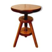 Tabouret à vis en bois massif
