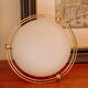 Vintage ceiling light Steinhauer with opal glass