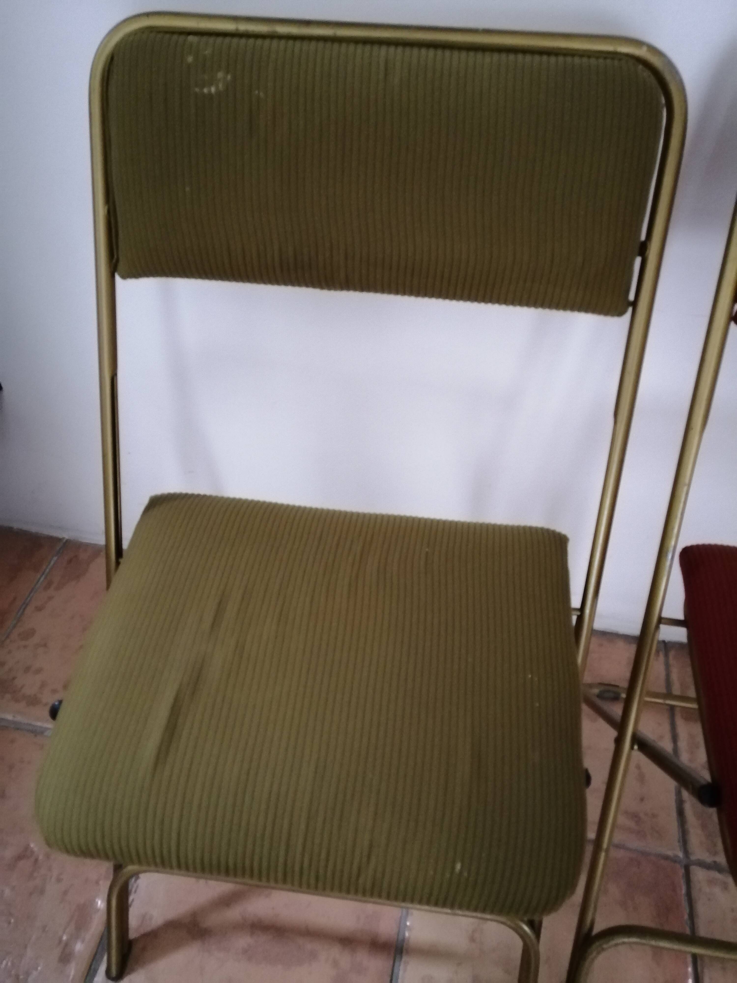 Pair folding chairs "Lafuma"
