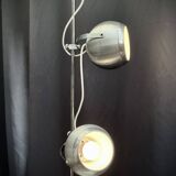 Space age style eye ball floor lamp 70' design Aluminor
