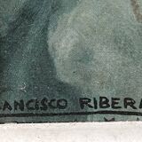 Painting: Oil on canvas - portrait of a gypsy