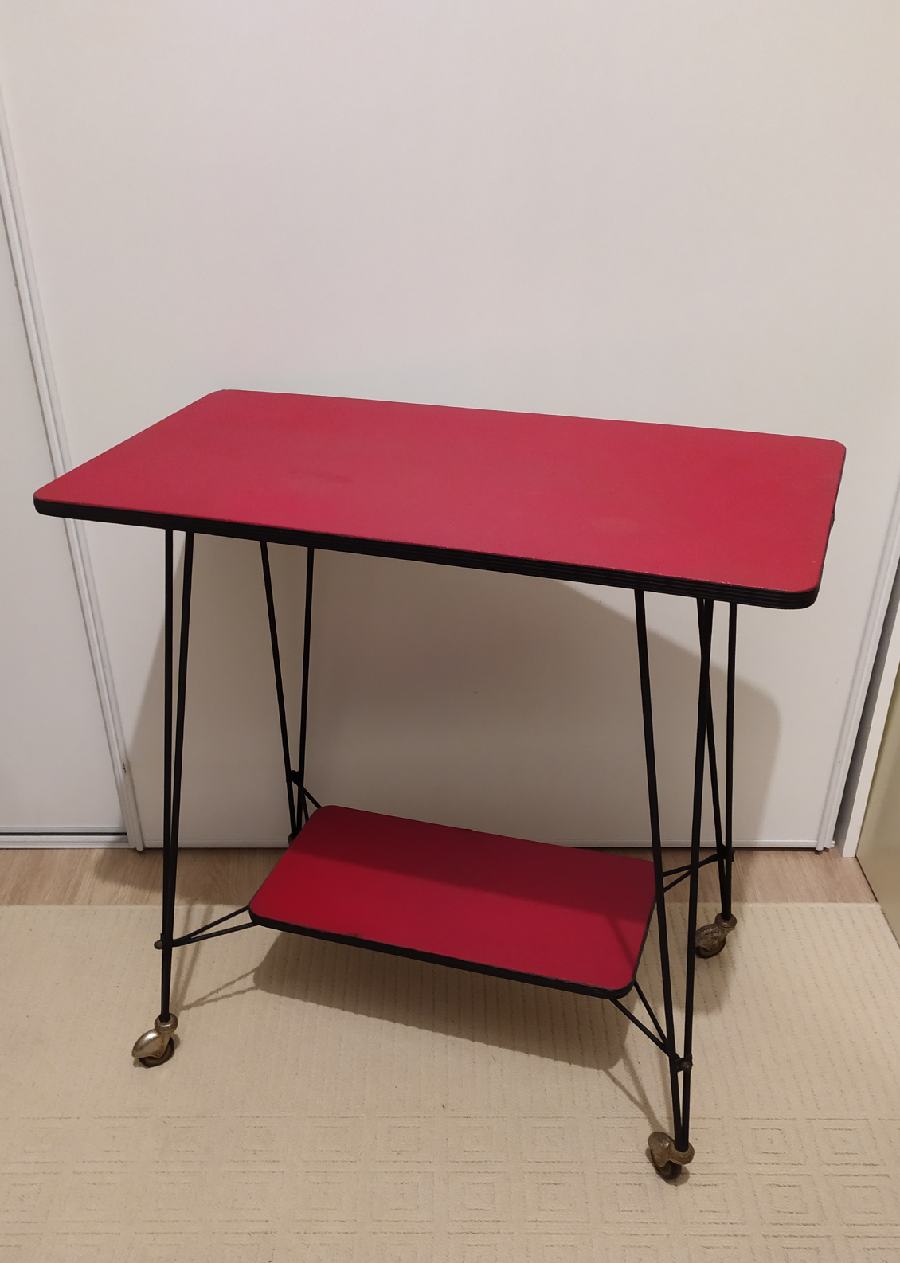 Vintage serving table