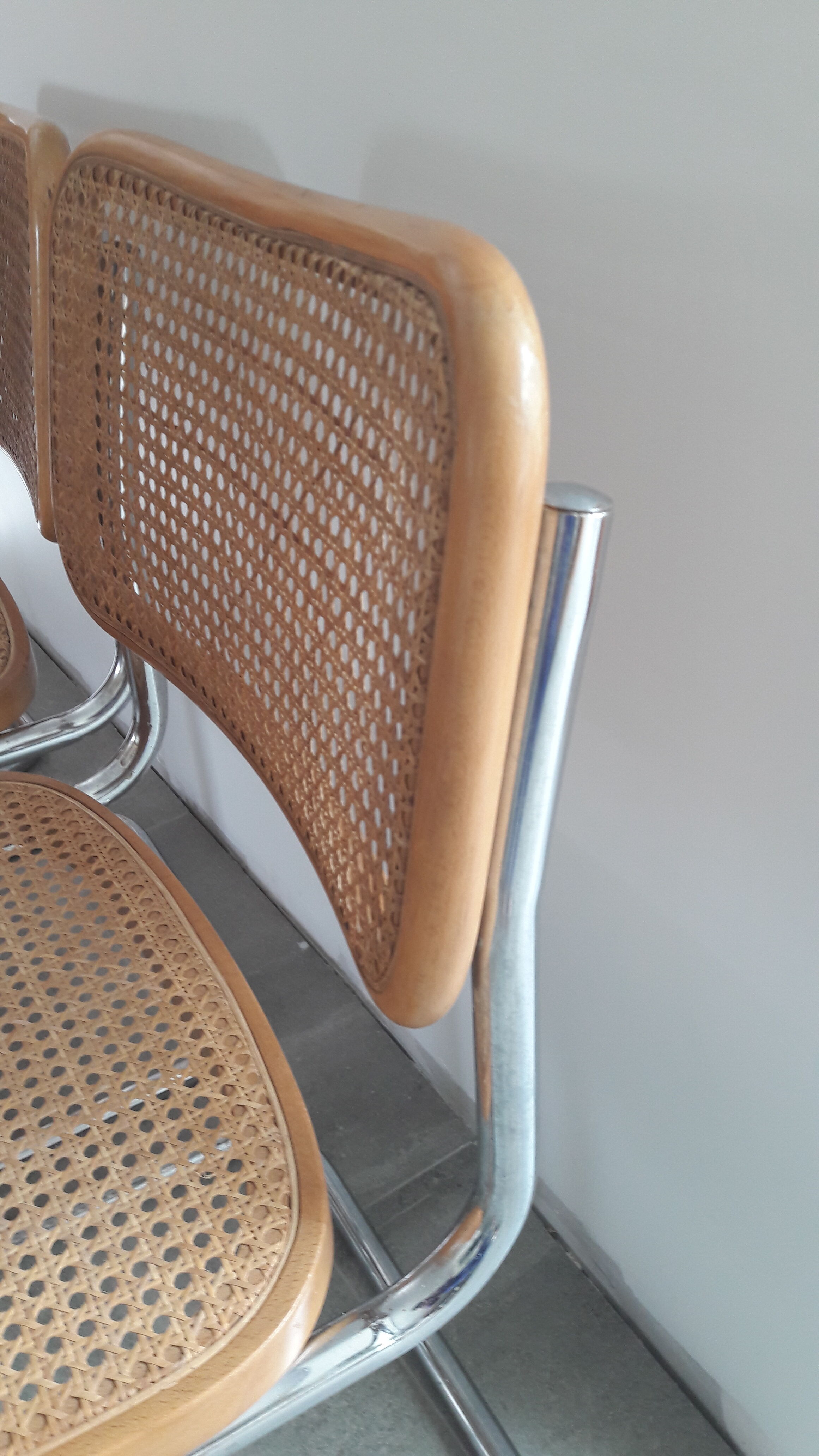 Set of 5 B32 Marcel Breuer cesca chairs