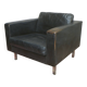 Earls COR leather lounge chair, 1950s